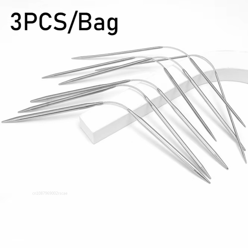 Knitting Needle Circular - 3ps/bag Circular Knit Needles Knitting Metal