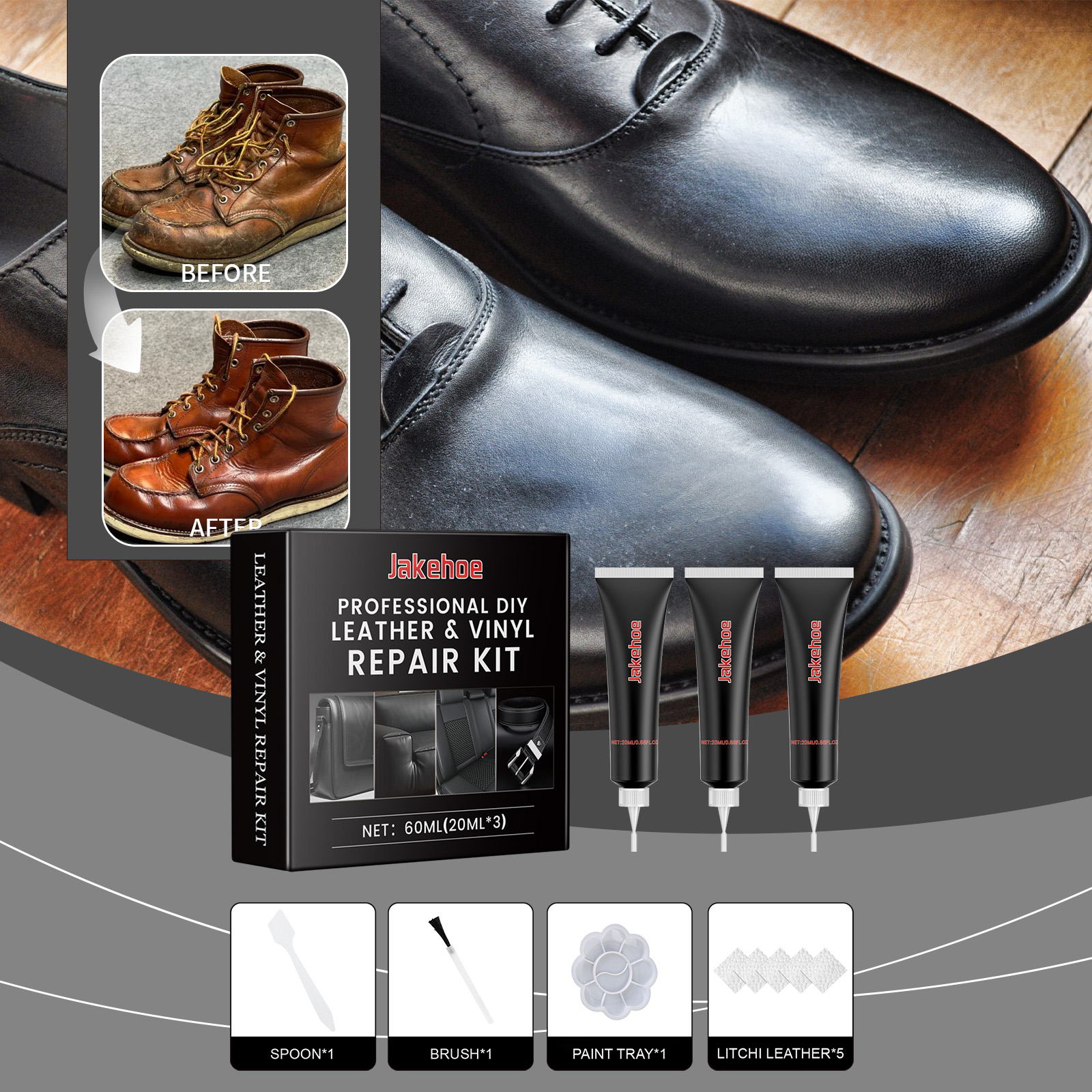 Leather Tooling Kit - Leather Repair Kit for Sofa Car