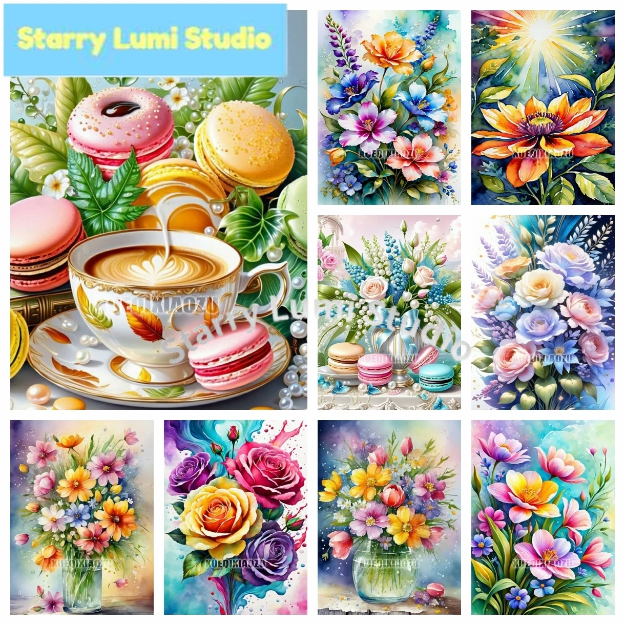 Art Craft Flower - 5D DIY Diamond Painting Kits Crafts
