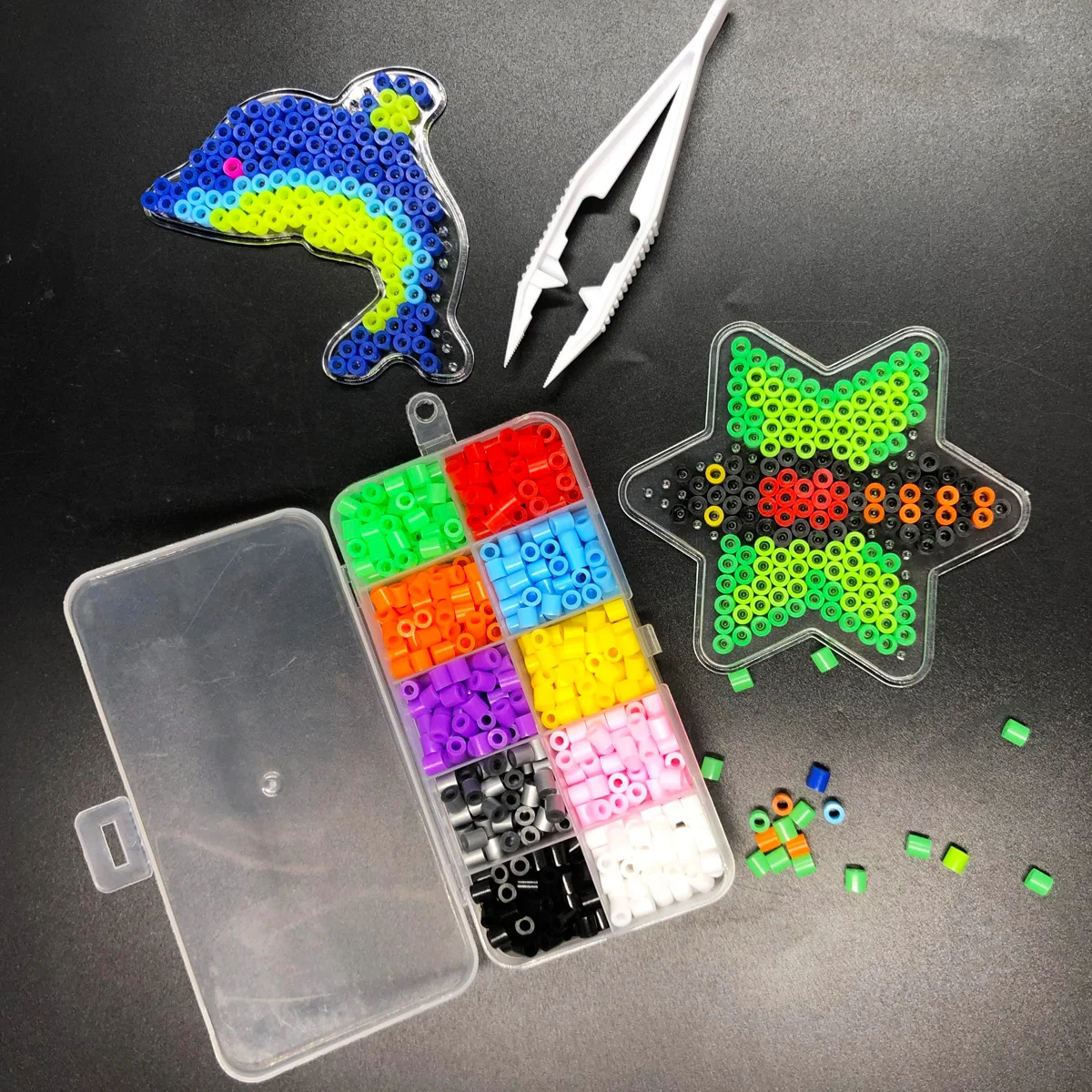Art Craft Classes - Fuse Beads Kit 900Pcs 10 Colors