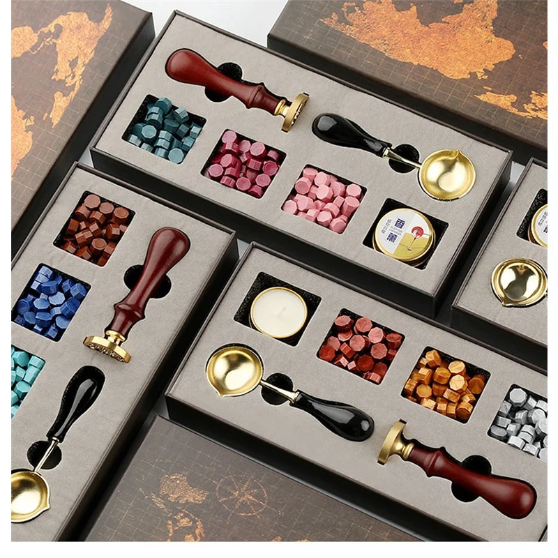 Batik Wax Kit - DIY Stamps Wax Seal Box Kit