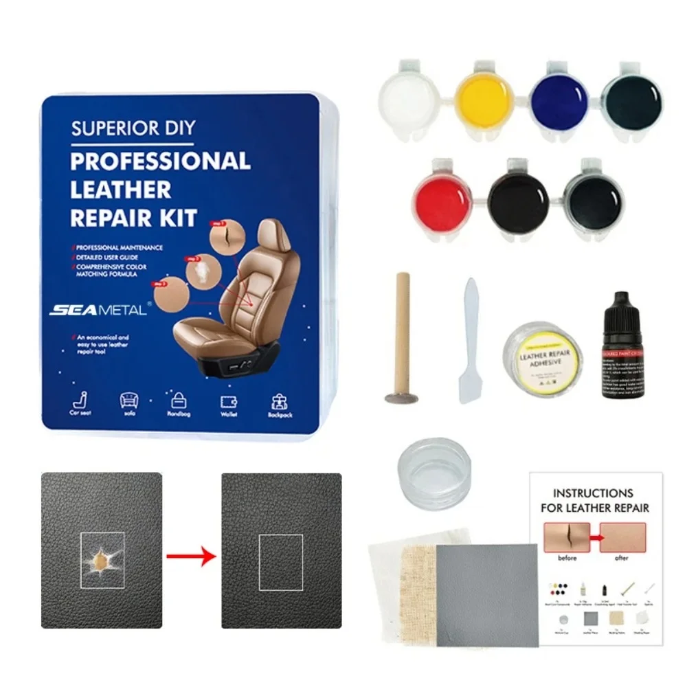 Leather Tooling Kit - Car Leather Repair Tool Kit 7