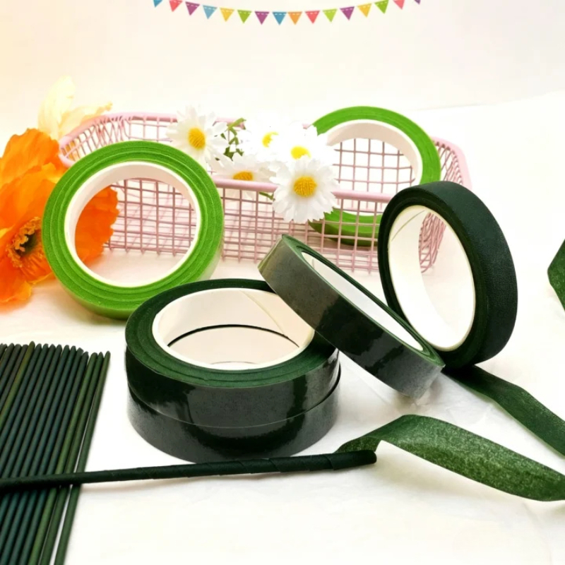 Art Craft Flower - Green Waterproof Floral Tape Adhesive Florist