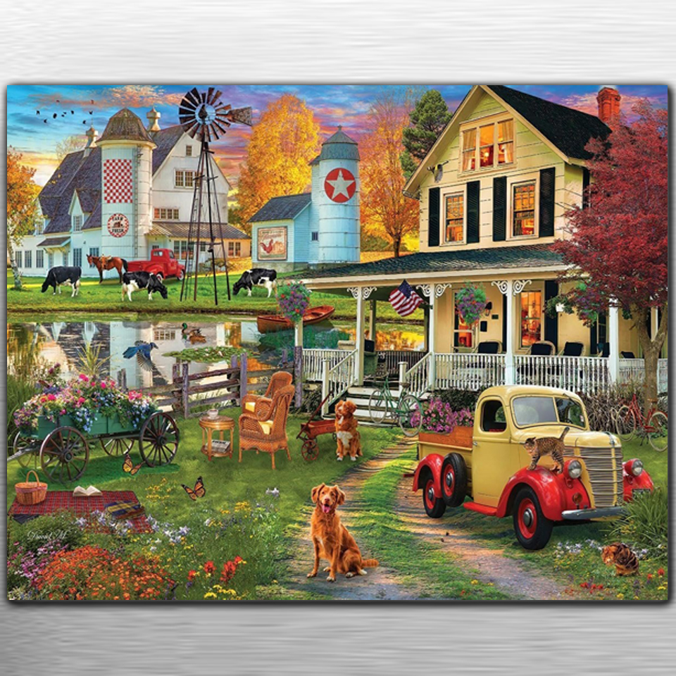 Art Craft Horse - Diamond Painting Kits Holiday House Dog