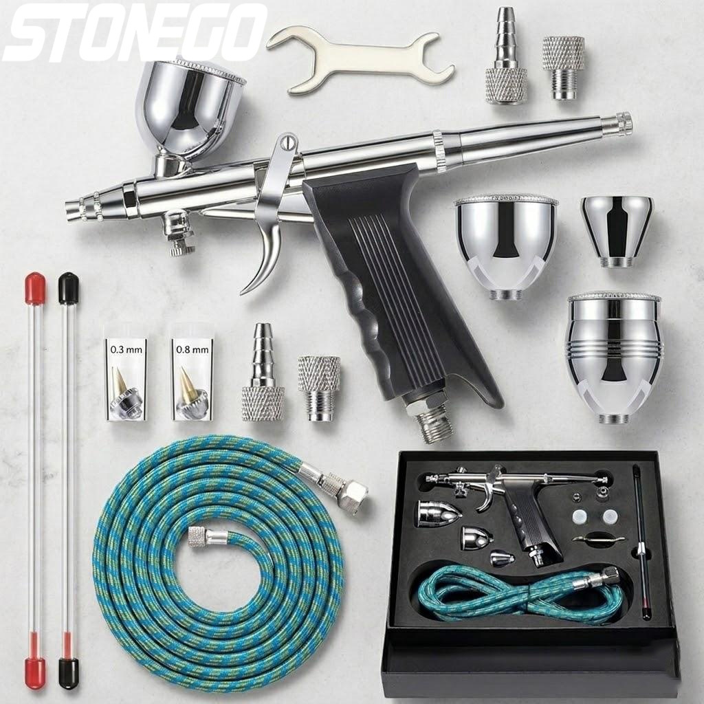Art Craft Cup - Airbrush Kit with Double Action Trigger
