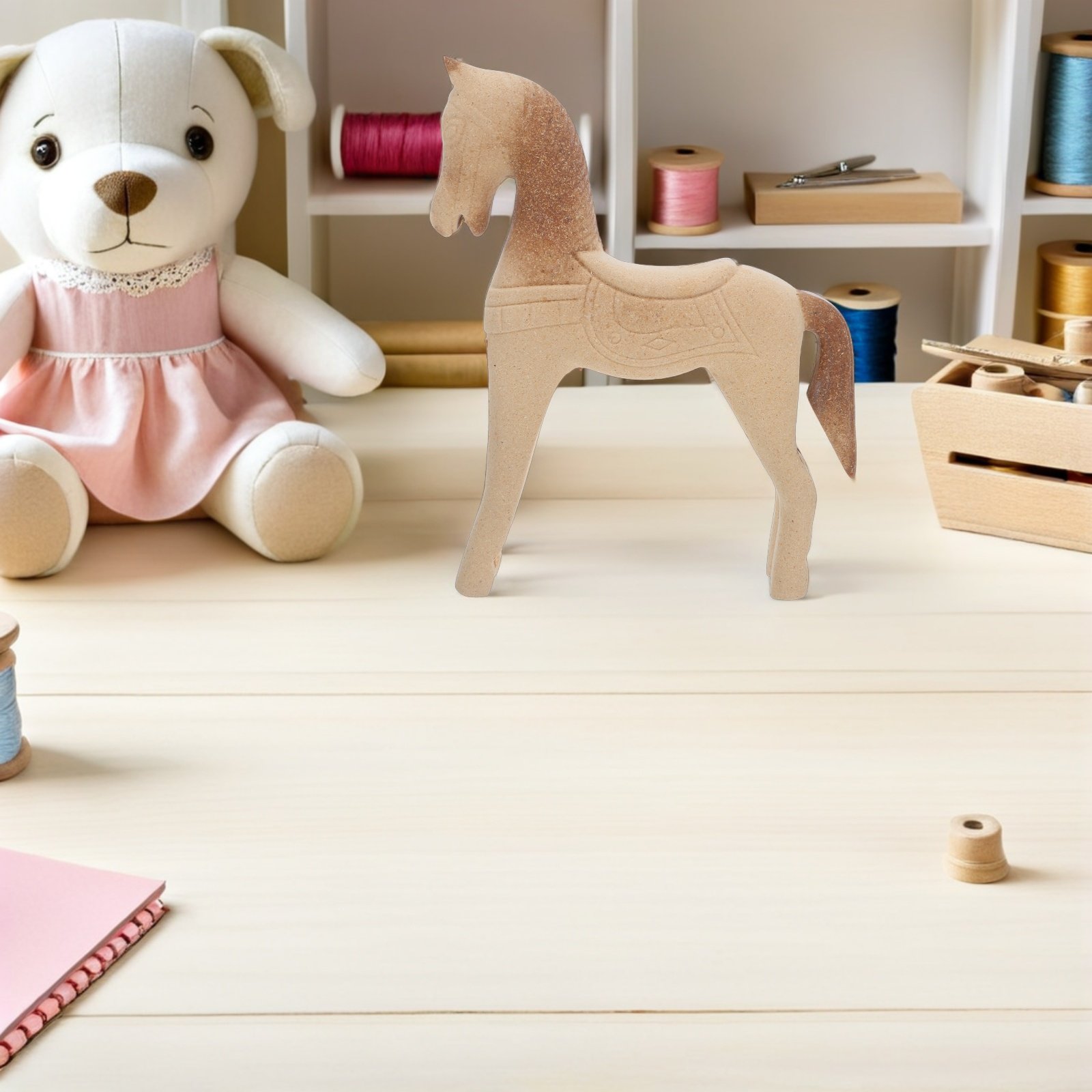 Unfinished Wooden Horse 8.2x6. - Art Craft Horse recensie en prijs