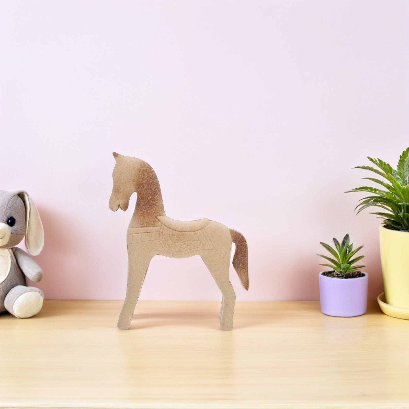 Unfinished Wooden Horse 8.2x6. - Art Craft Horse recensie en prijs