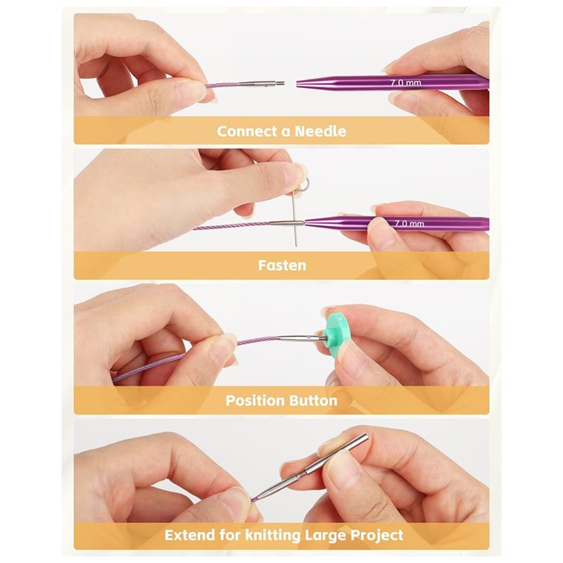 AT02-Leather Case Included 13  - Knitting Needle Circular recensie en prijs