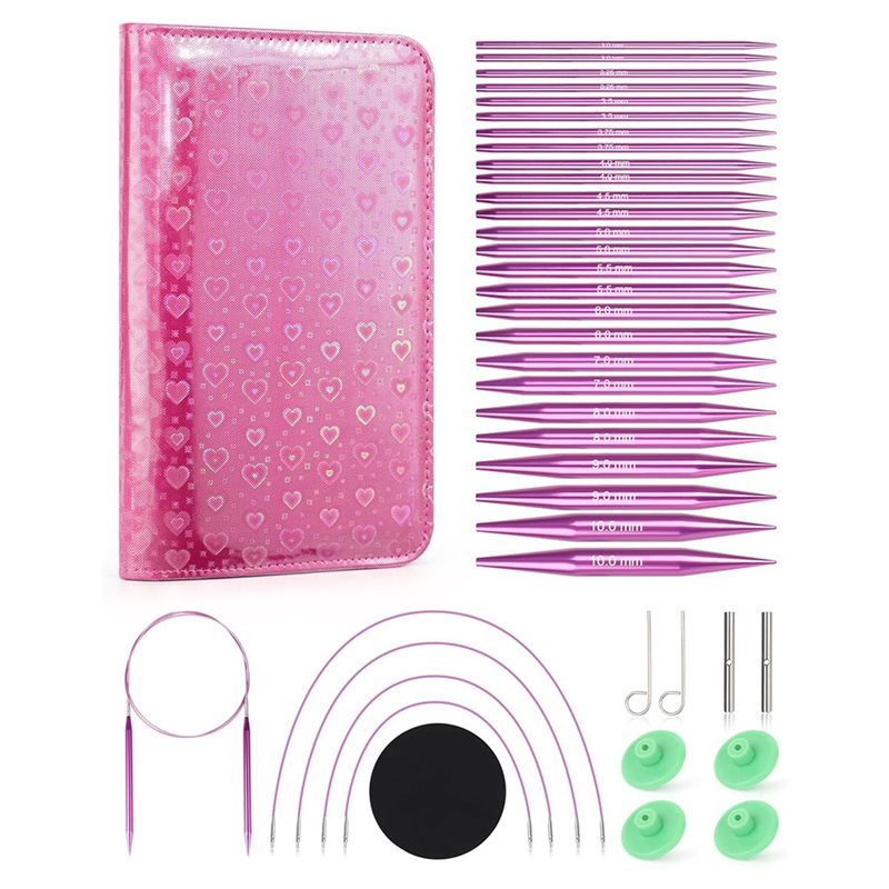 AT02-Leather Case Included 13  - Knitting Needle Circular recensie en prijs