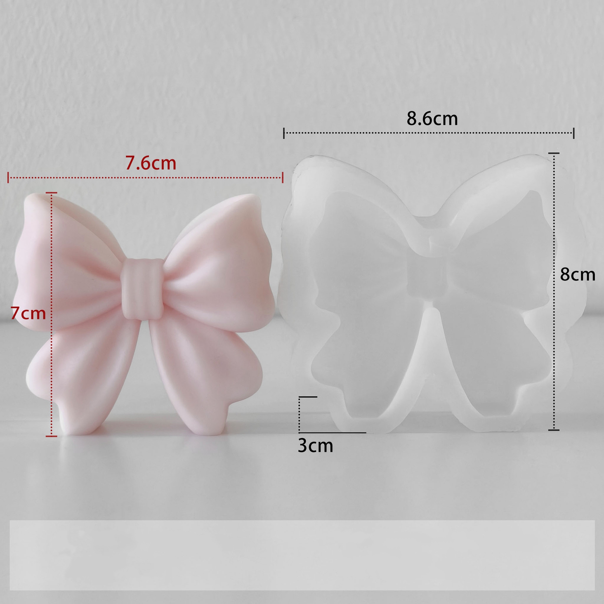 Bowtie Candle Mold Heat-Resist - Art Craft Show recensie en prijs