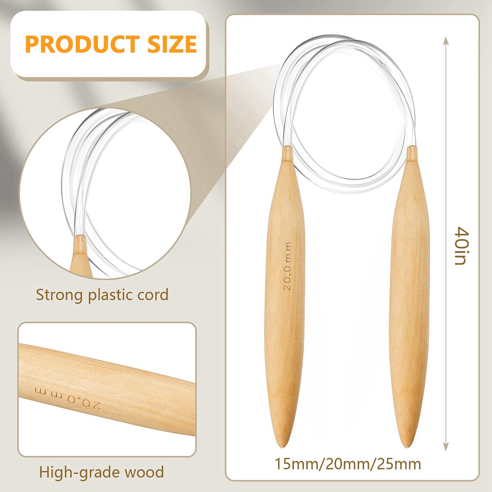 Professional 6X Bamboo Circula - Knitting Needle Circular recensie en prijs