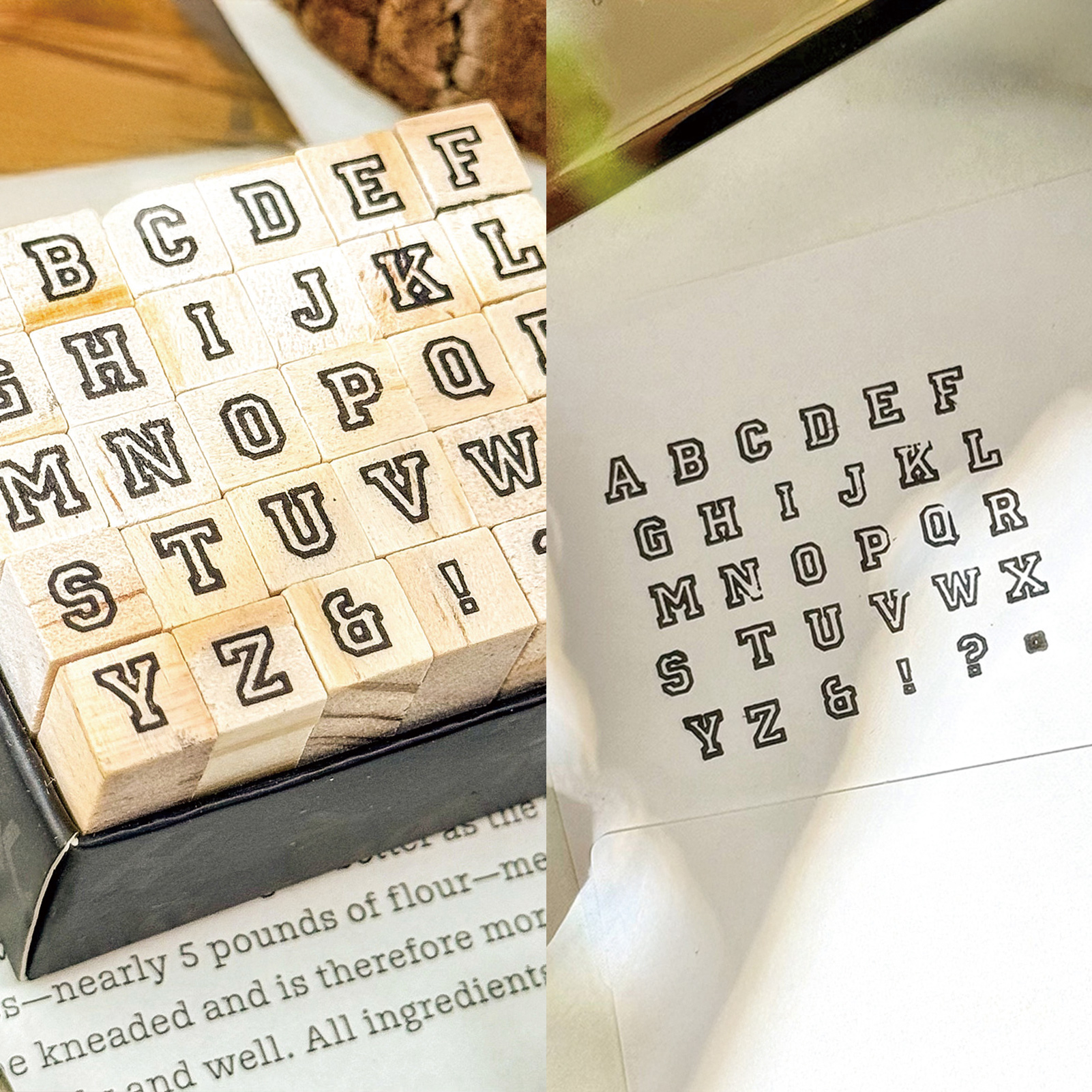 Creative Alphabet Wood Stamps  - Art Craft Show recensie en prijs