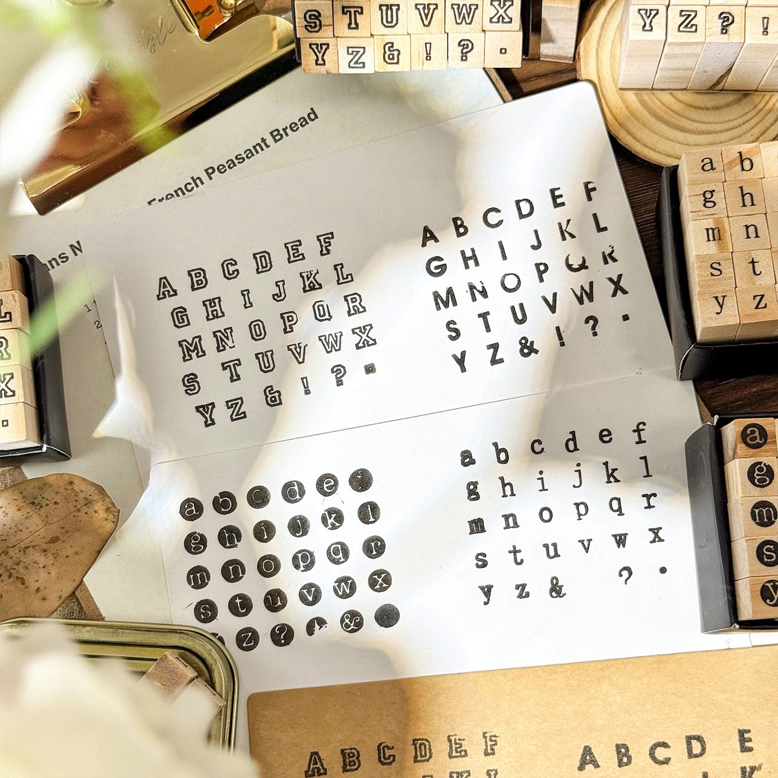 Creative Alphabet Wood Stamps  - Art Craft Show recensie en prijs