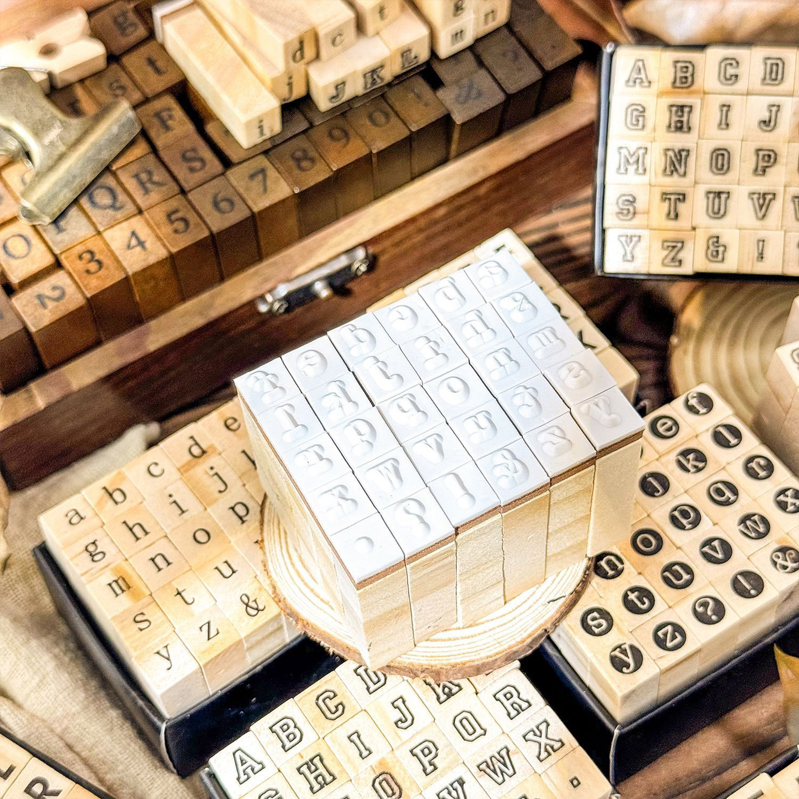 Creative Alphabet Wood Stamps  - Art Craft Show recensie en prijs