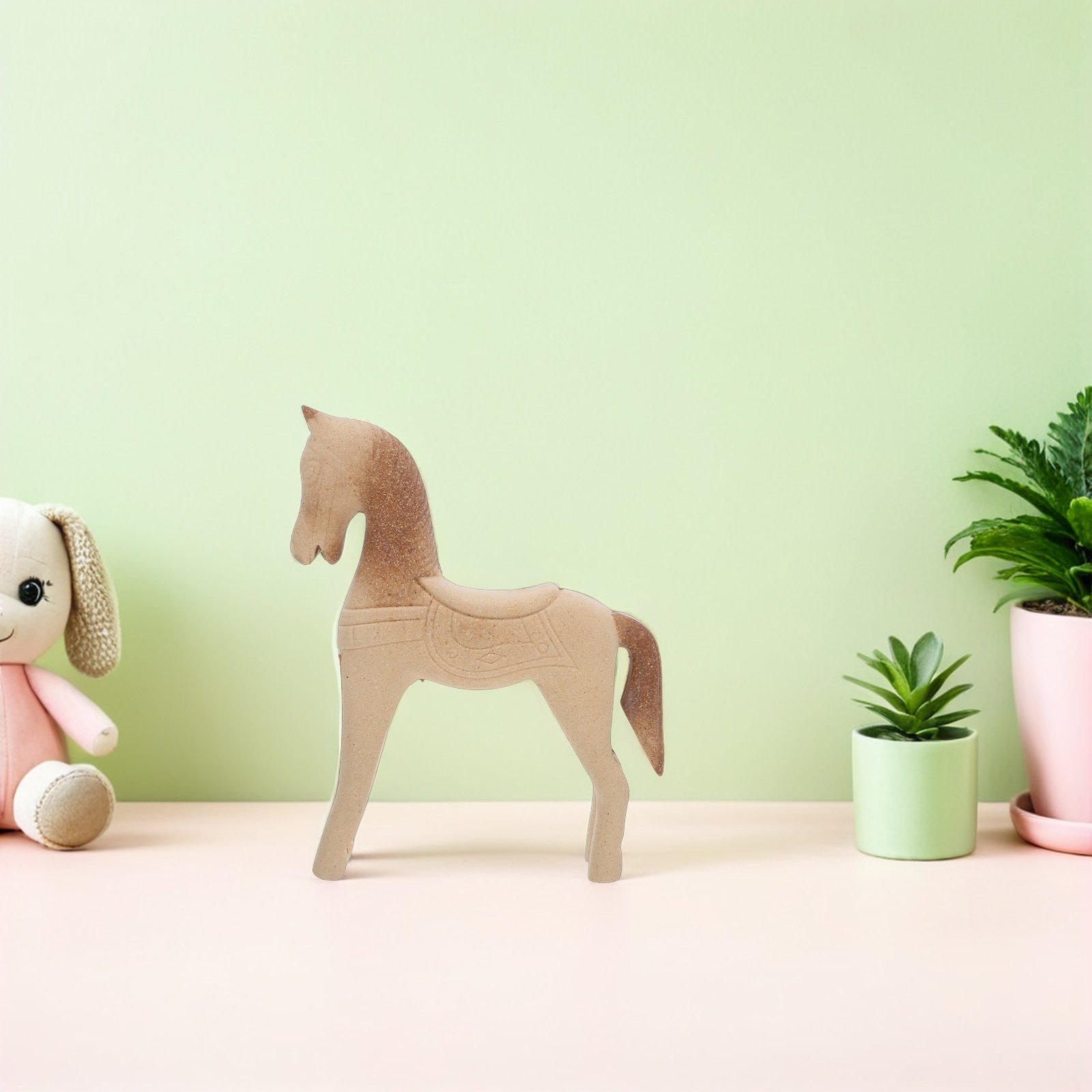 Unfinished Wooden Horse 8.2x6. - Art Craft Horse recensie en prijs
