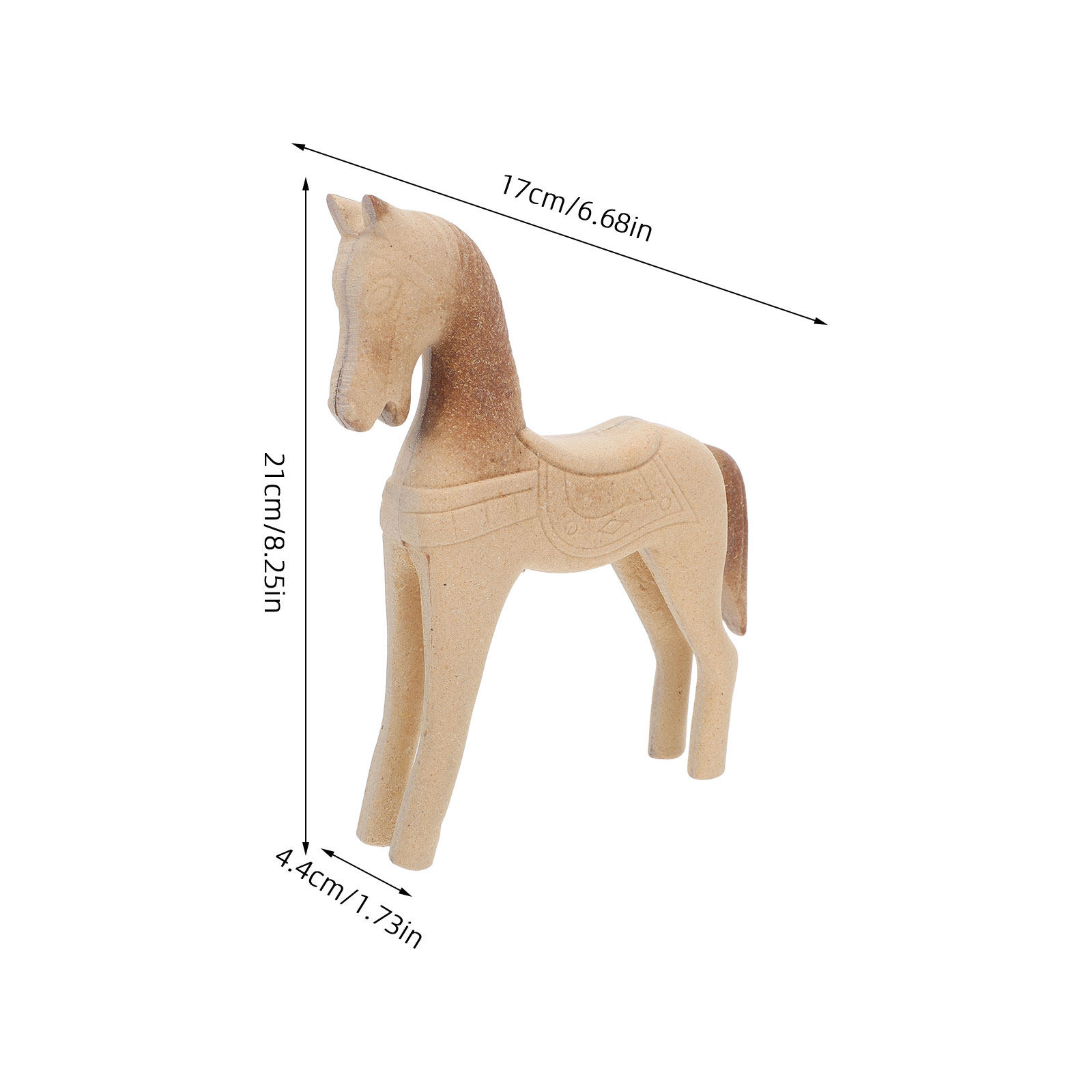 Unfinished Wooden Horse 8.2x6. - Art Craft Horse recensie en prijs