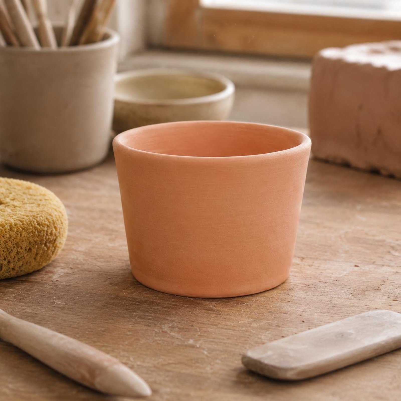 Bisque Pottery Cup Gift Idea U - Art Craft Classes recensie en prijs