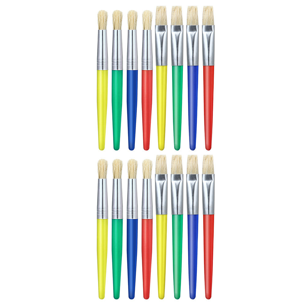16Pcs Kids Paint Brush Set Pla - Art Craft Classes recensie en prijs