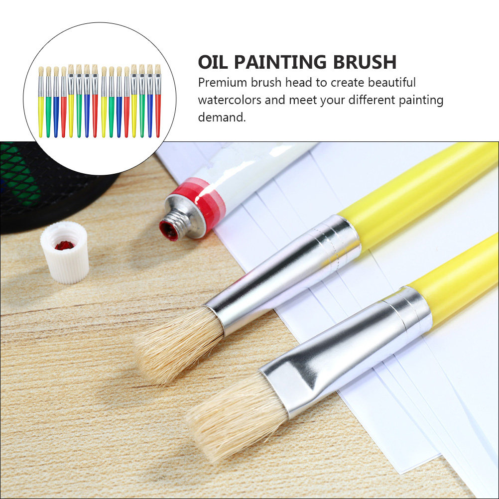 16Pcs Kids Paint Brush Set Pla - Art Craft Classes recensie en prijs