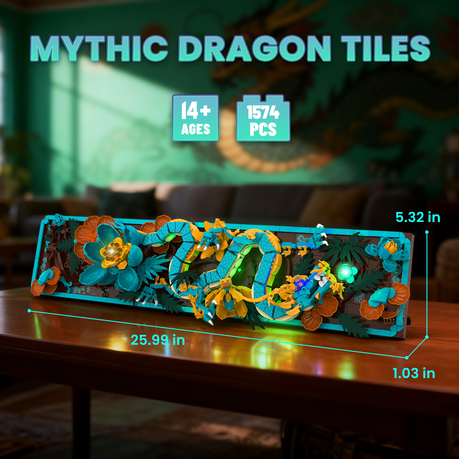 Mythic Dragon Tiles Building B - Art Craft Building recensie en prijs