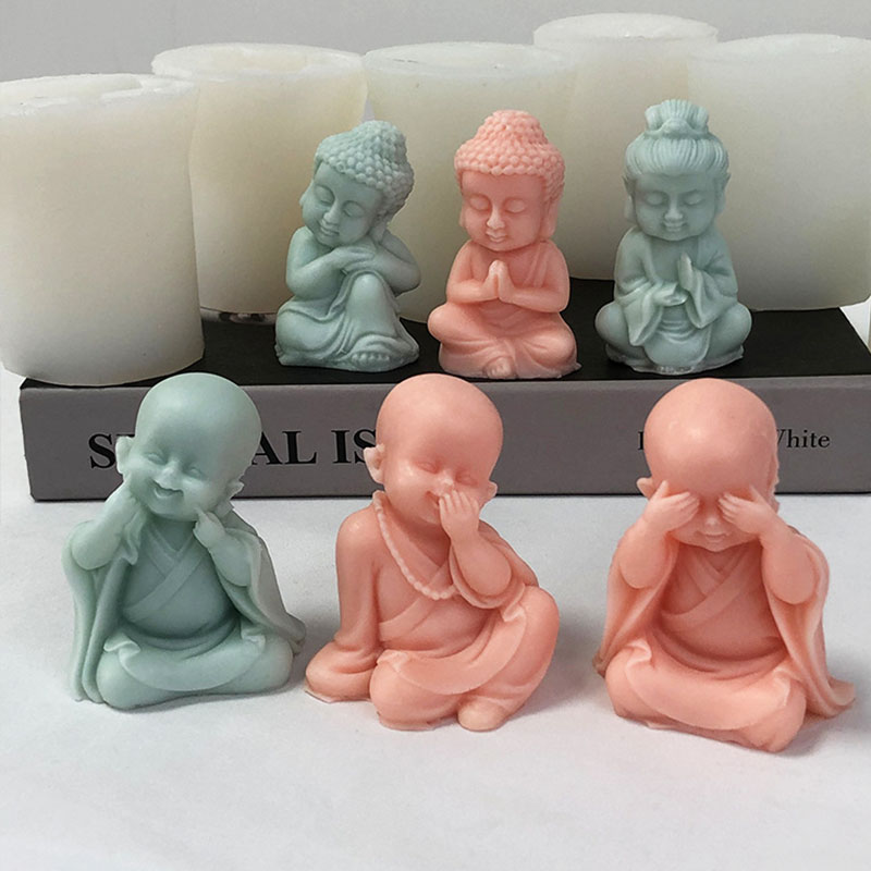3D Little Monk Candle Silicone - Art Craft Show recensie en prijs