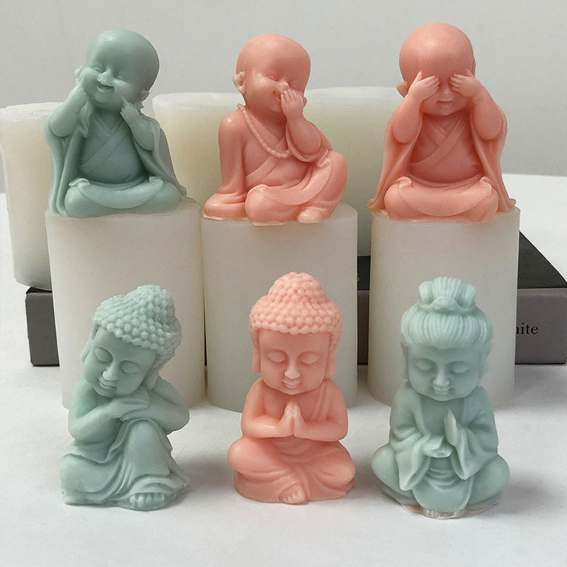 3D Little Monk Candle Silicone - Art Craft Show recensie en prijs