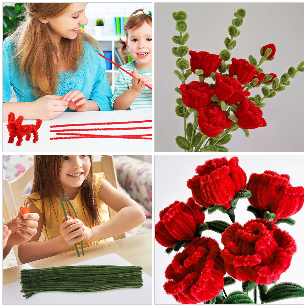200Pcs Colored Twisting Sticks - Art Craft Flower recensie en prijs