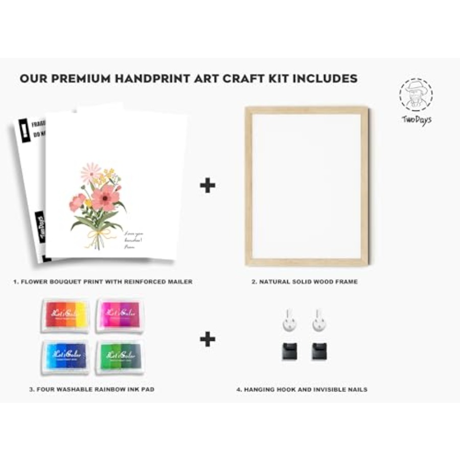 Flower Bouquet Handprint Art C - Art & Craft Jojo recensie en prijs