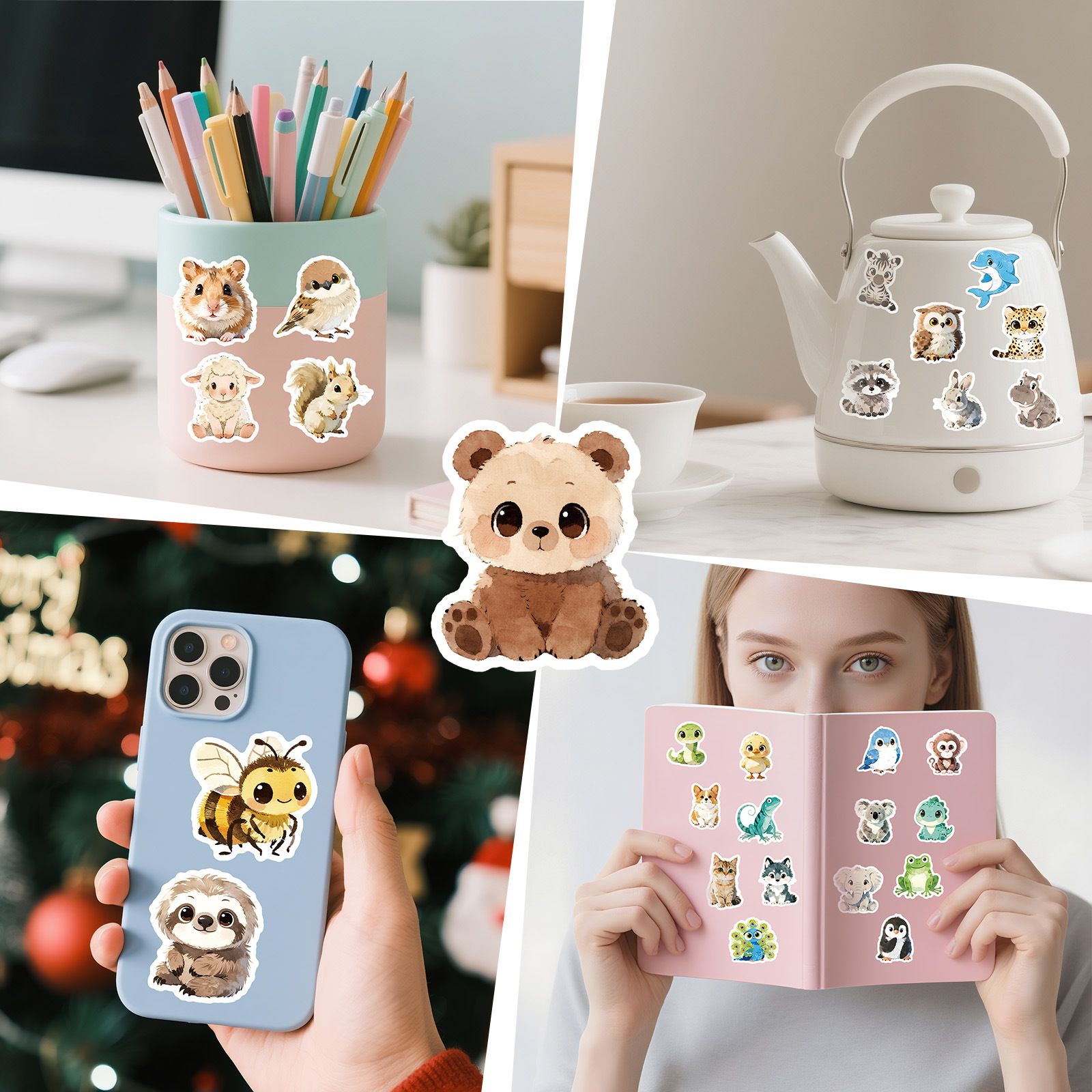 56Pcs Cute Animal Cartoon Graf - Art Craft Notebook recensie en prijs