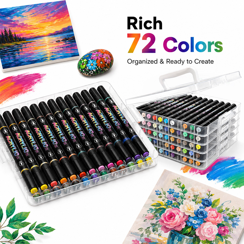 12/24/36/48/60/72 Colors Acryl - Art Craft Classes recensie en prijs