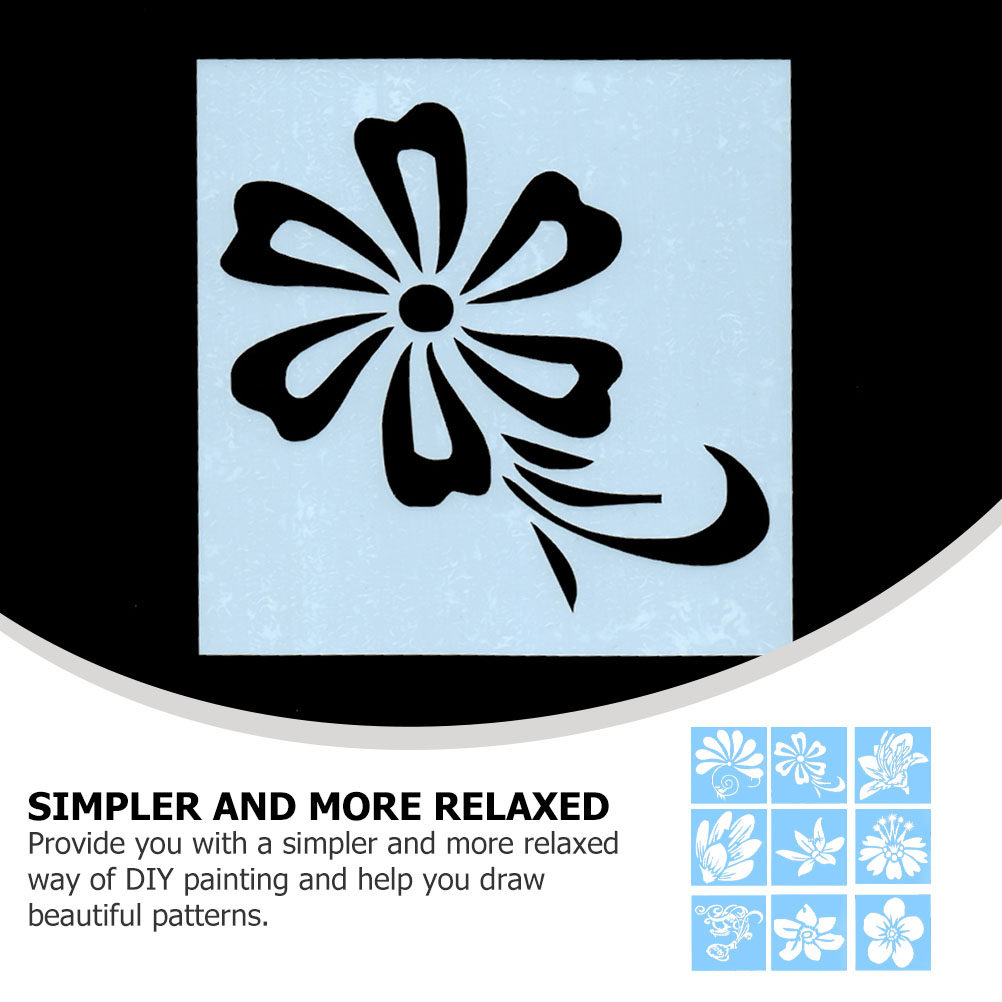 9PCS Baking Tools Drawing Sten - Art Craft Flower recensie en prijs