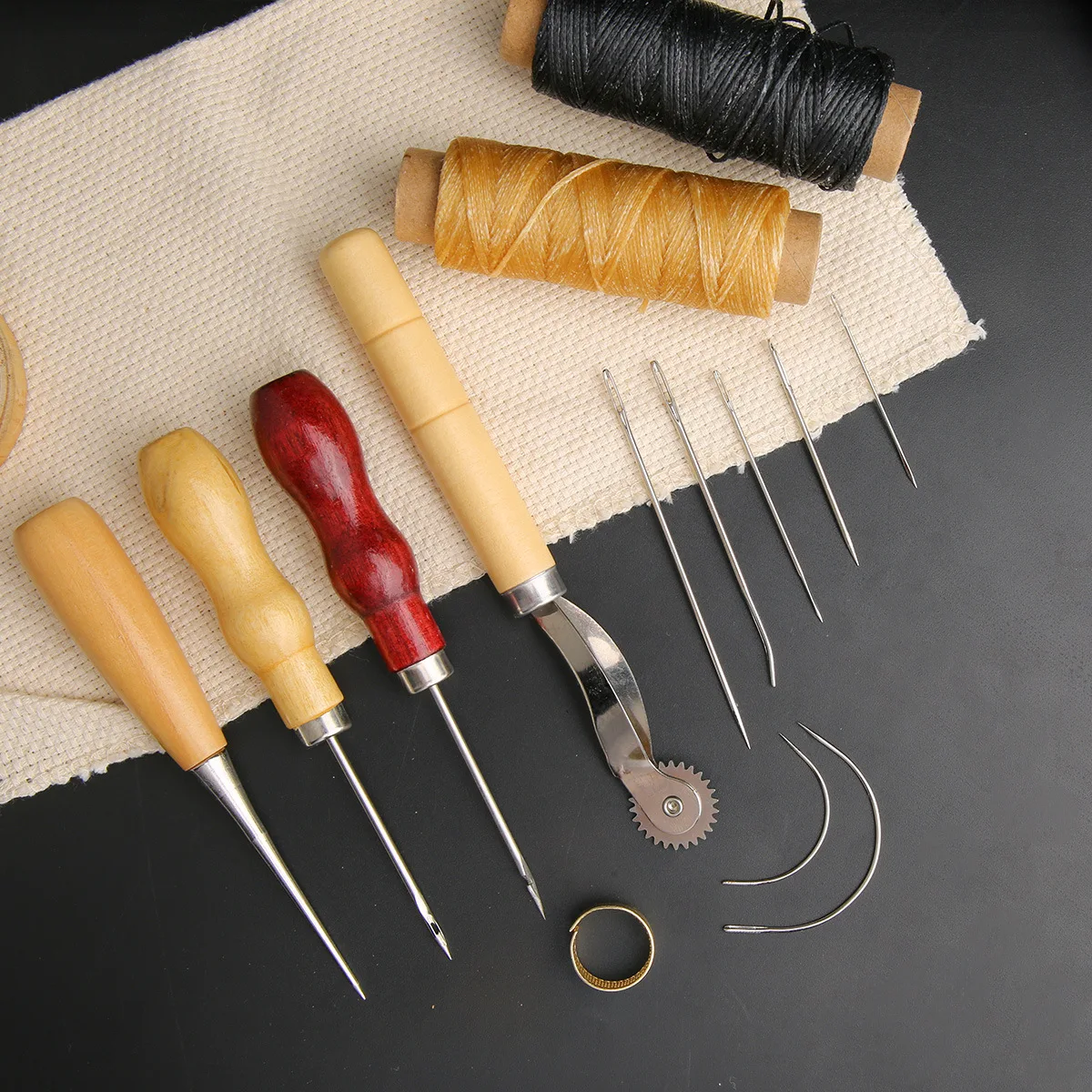14PCS Leather Craft Sewing Kit - Leather Tooling Kit recensie en prijs
