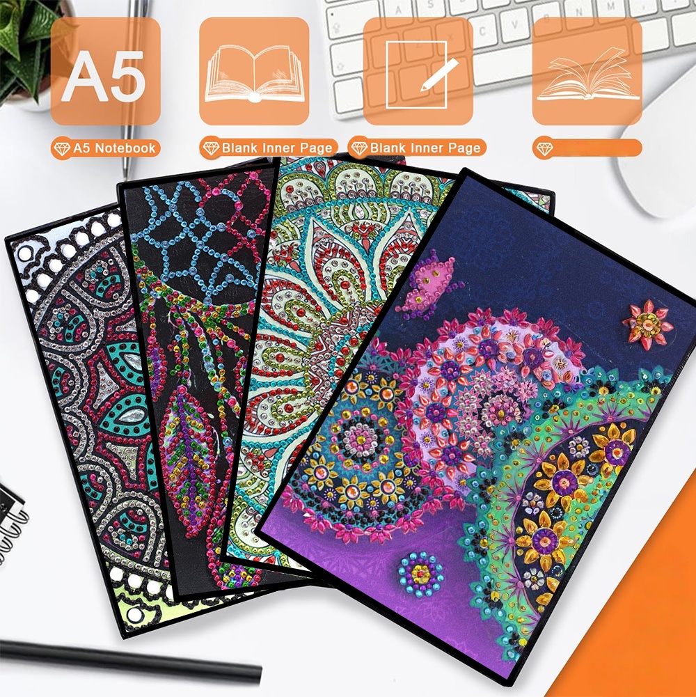 One mandala pattern, DIY irreg - Art Craft Notebook recensie en prijs