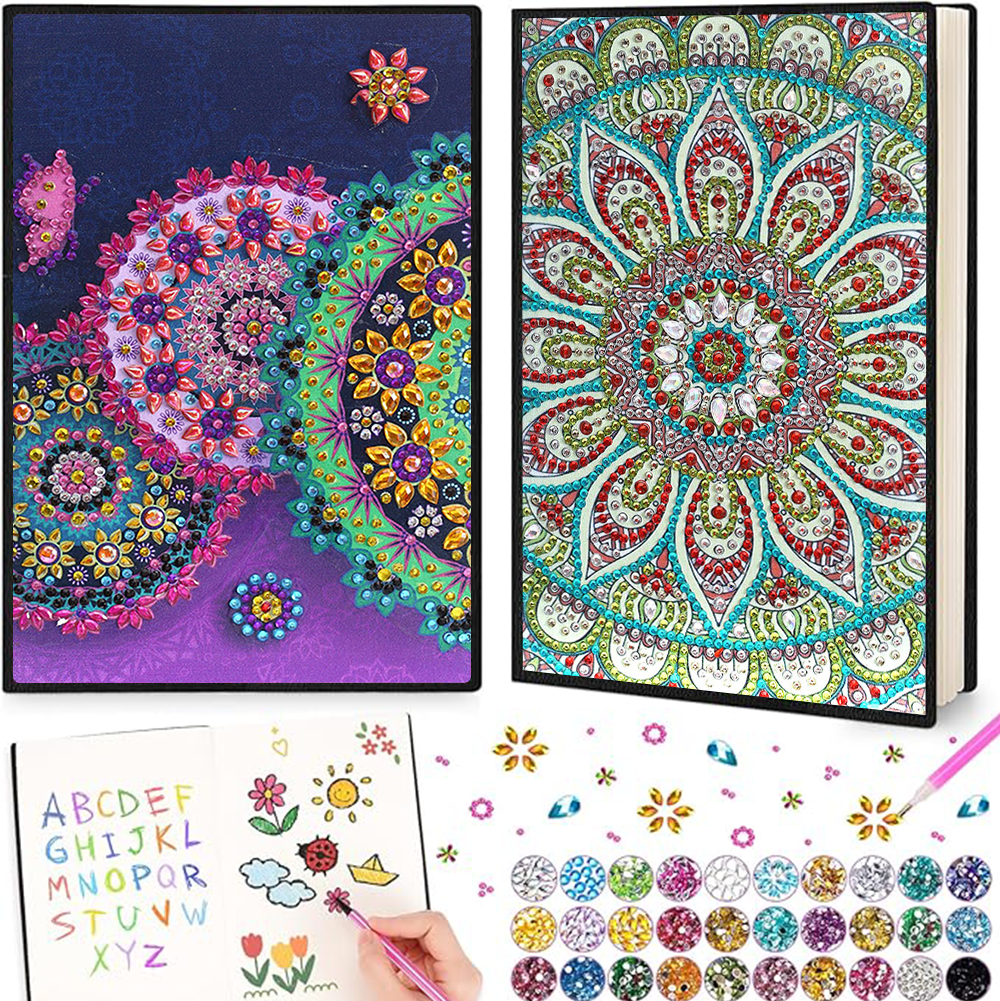 One mandala pattern, DIY irreg - Art Craft Notebook recensie en prijs