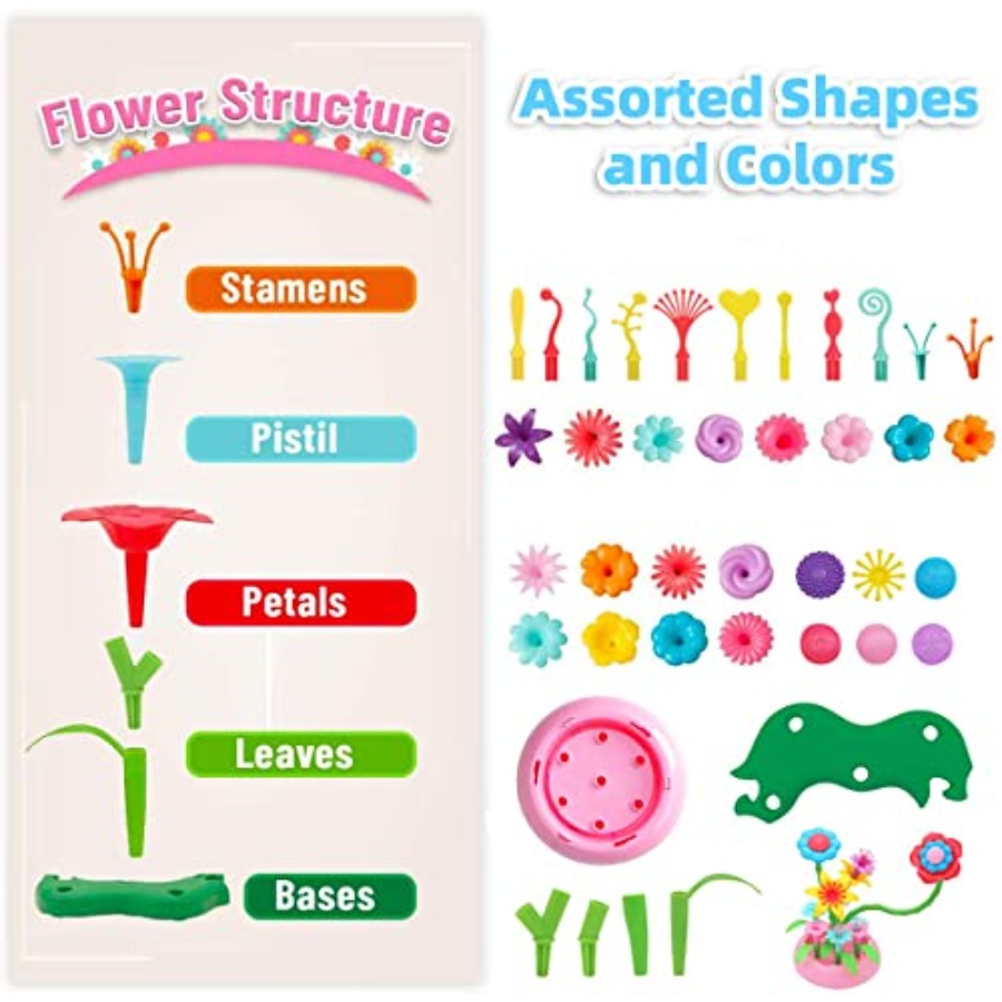 Flower Building Toy Set for Gi - Art Craft Building recensie en prijs