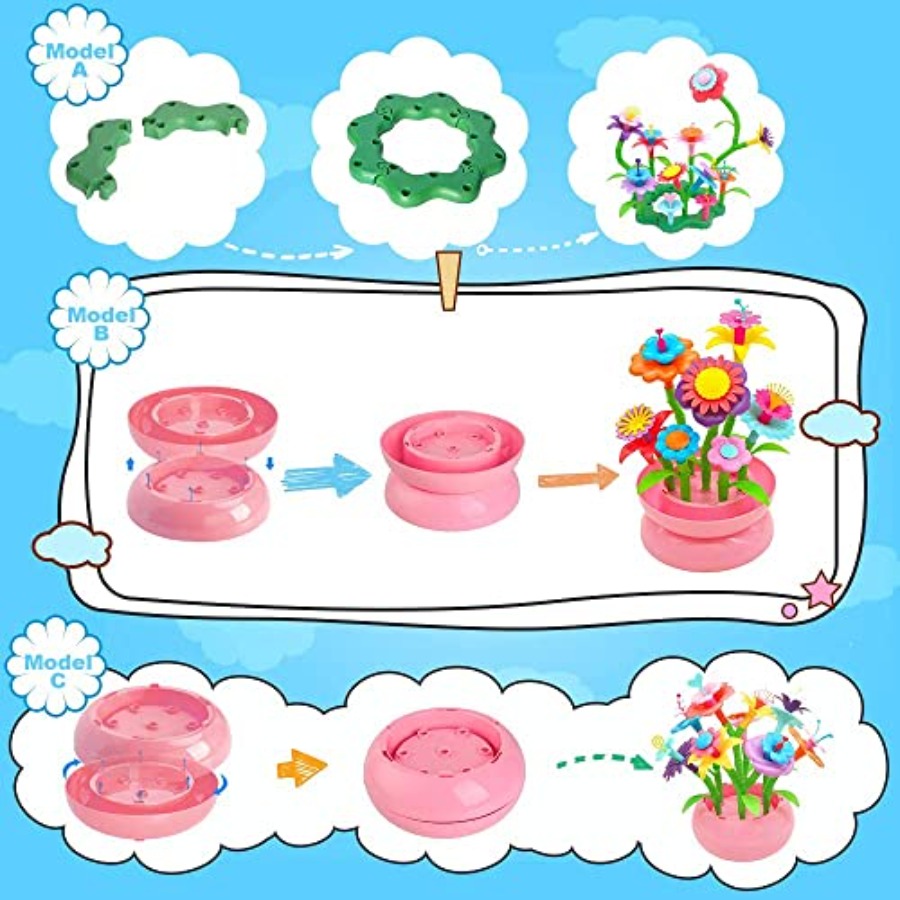 Flower Building Toy Set for Gi - Art Craft Building recensie en prijs
