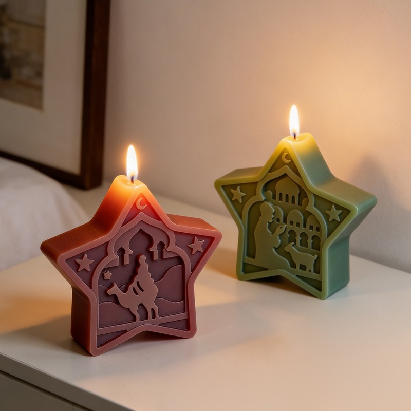 mosque candle mold soft star m - Art Craft Show recensie en prijs