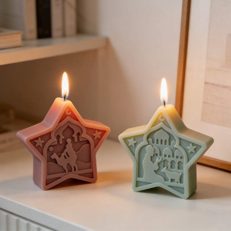 mosque candle mold soft star m - Art Craft Show recensie en prijs