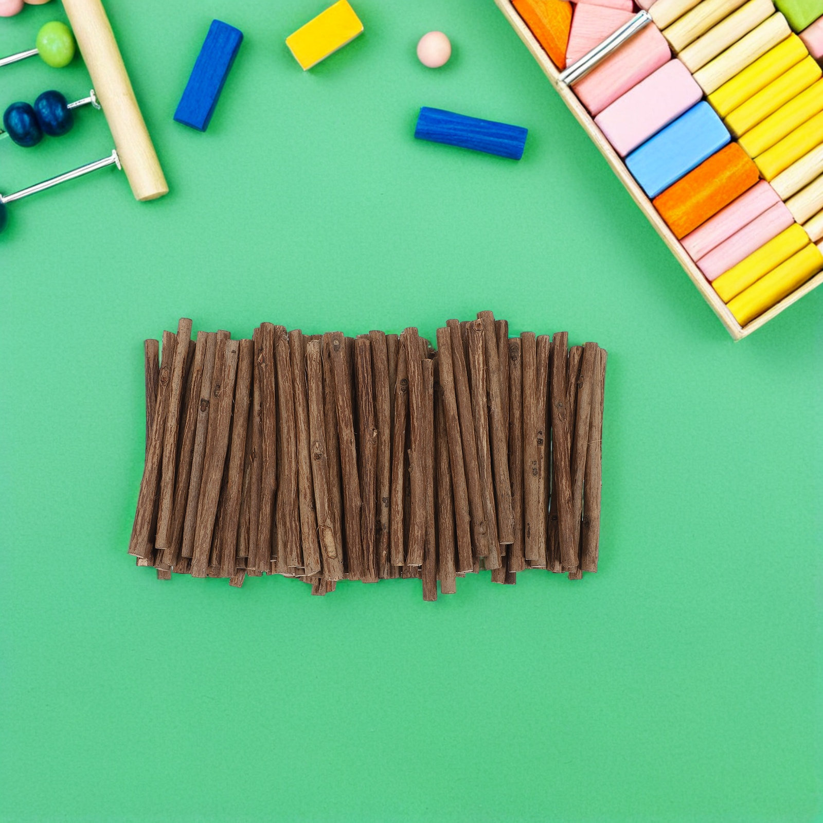 120Pcs Natural Wood Craft Stic - Art Craft Building recensie en prijs