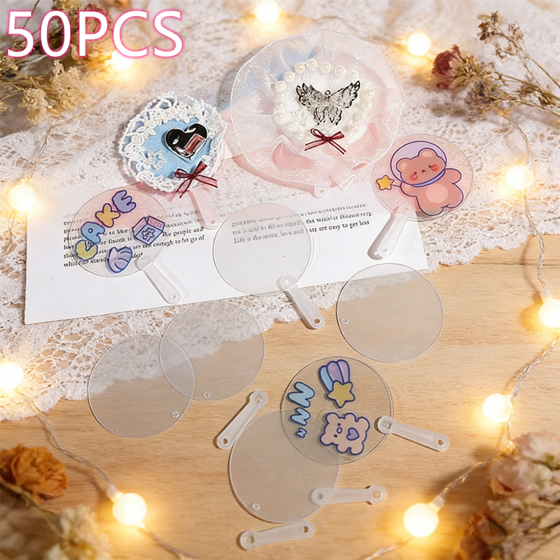 Mini Blank Fans, Transparent D - Art Craft Ideas For Kids recensie en prijs