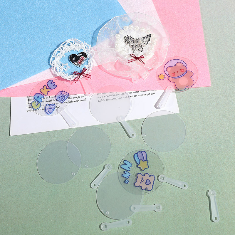Mini Blank Fans, Transparent D - Art Craft Ideas For Kids recensie en prijs