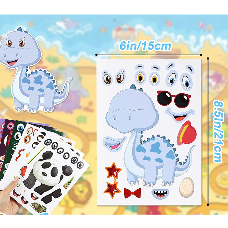 12/24 Sheets Make a Face Stick - Art Craft Zoo recensie en prijs