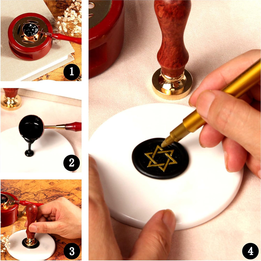 Customized Logo Wax Seal Stamp - Batik Wax Kit recensie en prijs