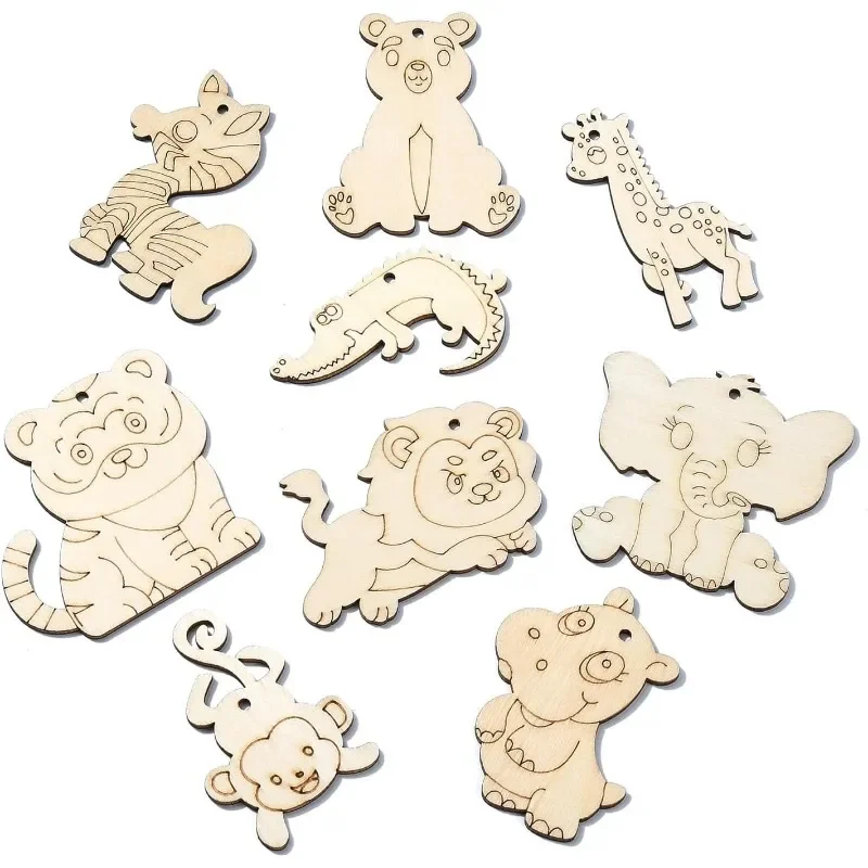 9pcs 9 Styles Zoo Animals Unfi - Art Craft Zoo recensie en prijs