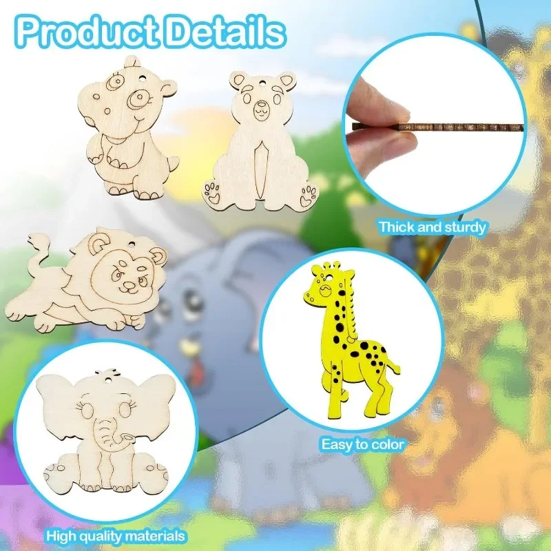 9pcs 9 Styles Zoo Animals Unfi - Art Craft Zoo recensie en prijs