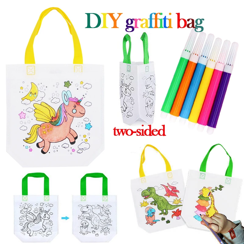 1-10pcs Sets DIY Graffiti Bag  - Art Craft Notebook recensie en prijs