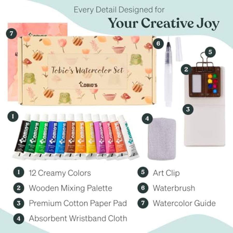 Original Mini Wooden Watercolo - Art & Craft Jojo recensie en prijs