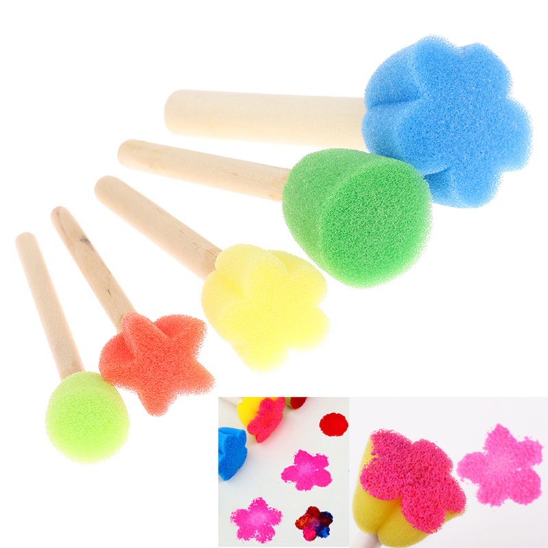Kids Toddler Sponge Stamp Brus - Art Craft Notebook recensie en prijs