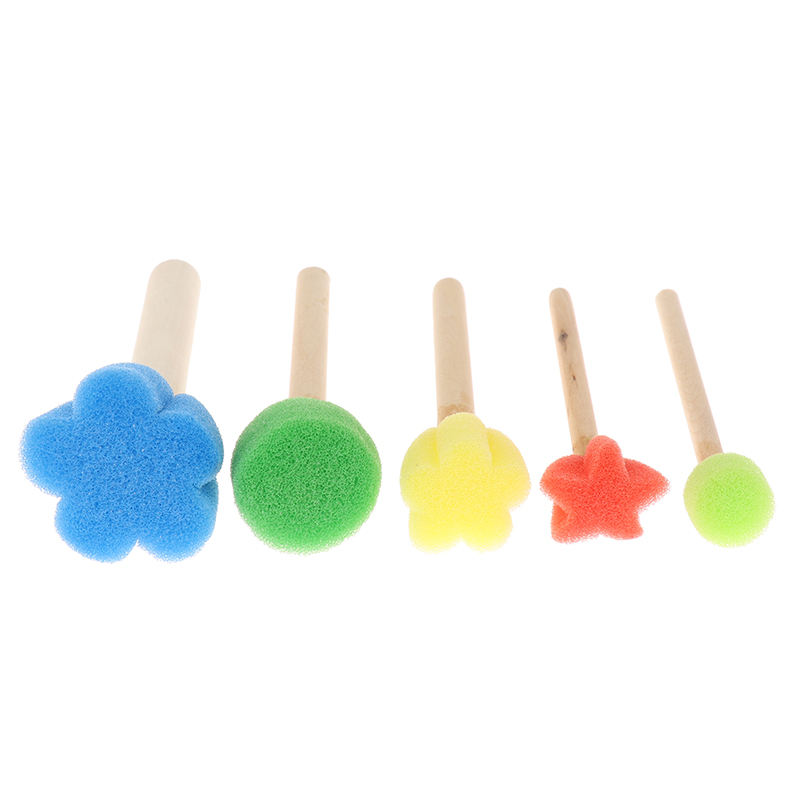 Kids Toddler Sponge Stamp Brus - Art Craft Notebook recensie en prijs