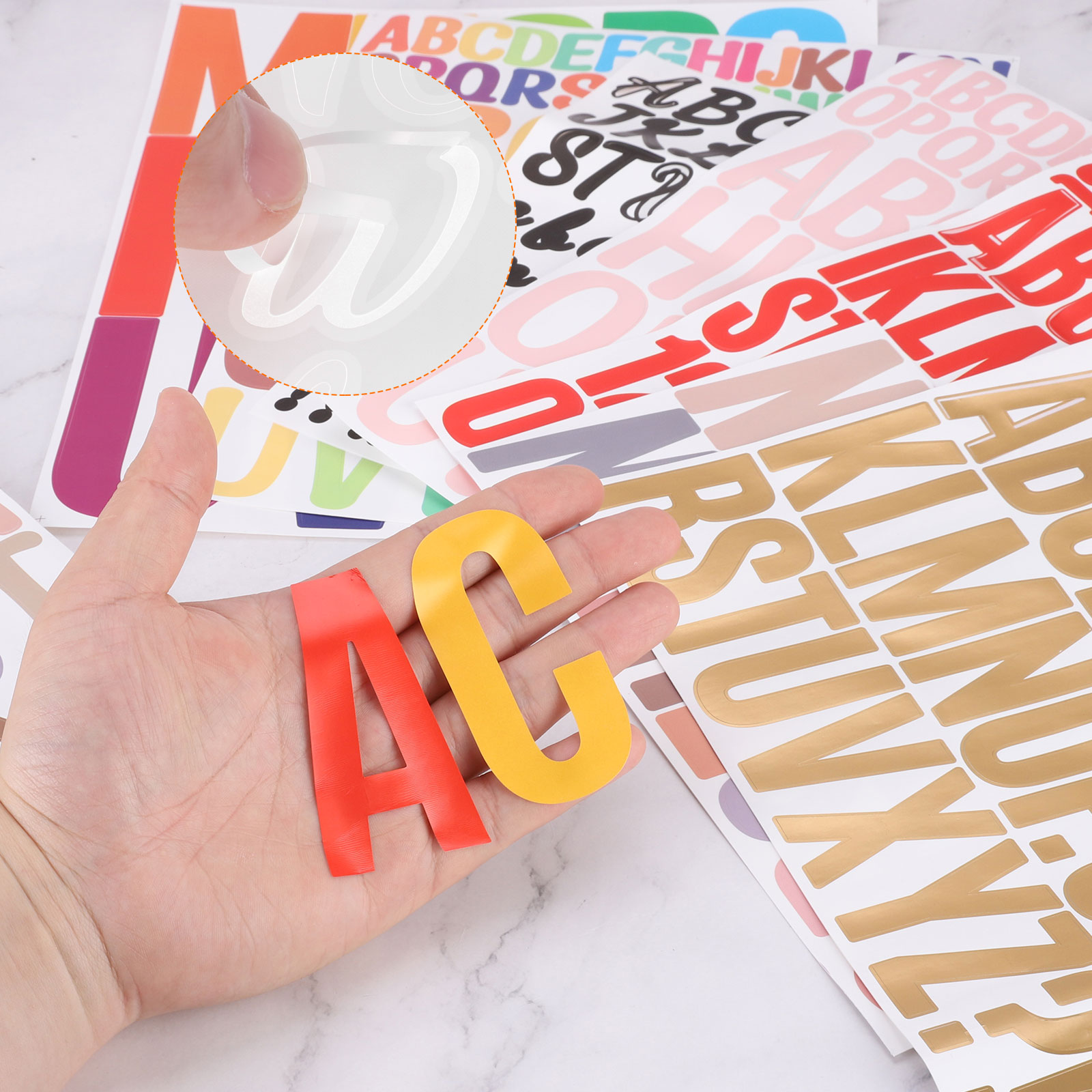 12Sheets Vinyl Letter Stickers - Art Craft Notebook recensie en prijs